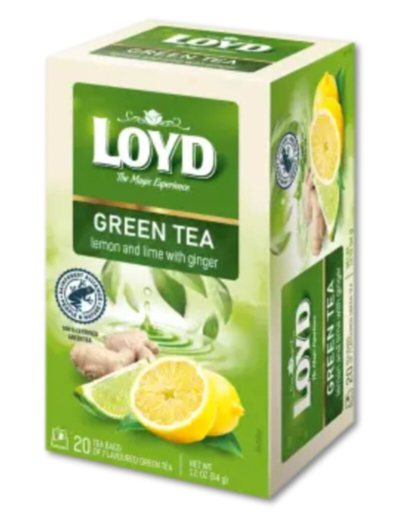 LOYD ΠΡΑΣΙΝΟ ΤΣΑΙ ΤΖΙΝΤΖΕΡ (20*34g)*8/L 19KB / PAL 209