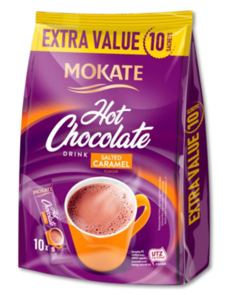 MOKATE HOT CHOCOLATE SALTED CARAMEL (ΠΚ*10)*10/ΚΙΒ