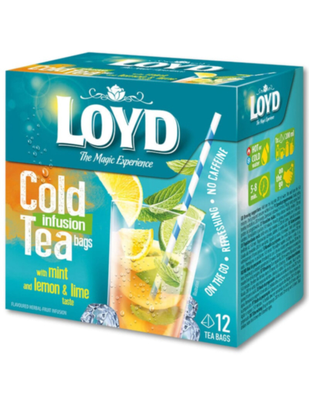 LOYD COLD INFUSION ΤΣΑΙ ΜΕΝΤΑ-ΛΕΜΟΝΙ (12*30g)*10/ΚΙΒ
