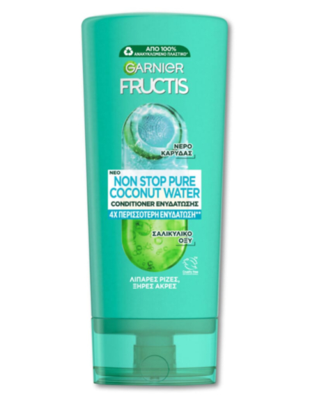 FRUCTIS CONDITIONER ΓΙΑ ΛΙΠΑΡΕΣ ΡΙΖΕΣ COCONUT WATER 200ml*12TEM/KB