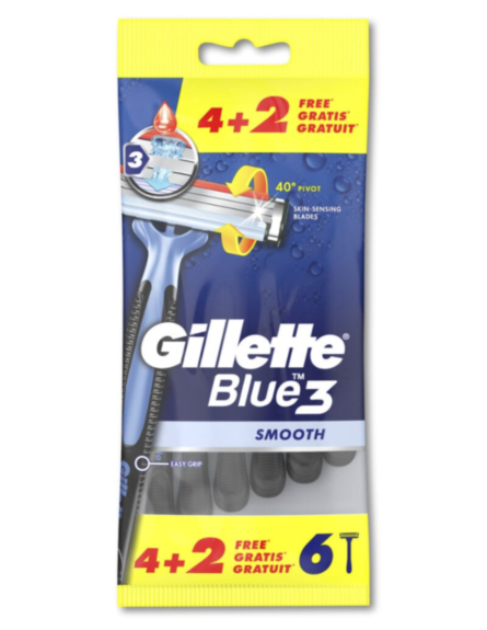 GILLETTE ΜΗΧΑΝΗ BLUE 3 ΜΙΑΣ ΧΡ (4+2 Δ) - 20ΤΕΜ/DISPLAY