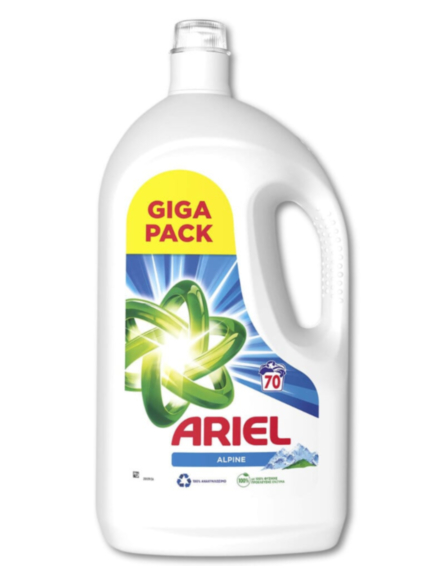 ARIEL PROF. ΥΓΡΟ ΠΛΥΝΤ ALPINE (70ΜΖ) 3,85L*3 ΕΛΛ./  PAL 48KB