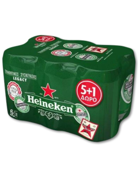 HEINEKEN ΚΟΥΤΙ (ΠΚ-5+1*330m)*4/ L 10KB / PAL 130KB