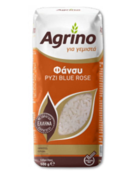 AGRINO ΡΥΖΙ FANCY ΜΠΛΟΥ ΡΟΖ 500gr*12/ L 17KB / PAL 136KB