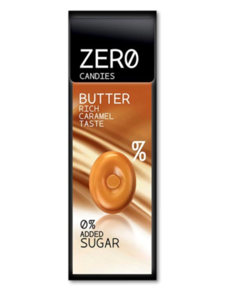ZERO ΚΑΡΑΜΕΛΕΣ ΒΟΥΤΥΡΟΥ 32g*12ΤΕΜ/ΚΙΒ