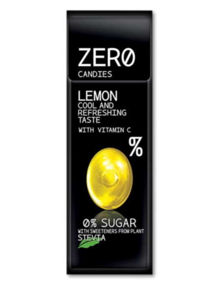 ZERO ΚΑΡΑΜΕΛΕΣ ΛΕΜΟΝΙ 32g*12ΤΕΜ/ΚΙΒ