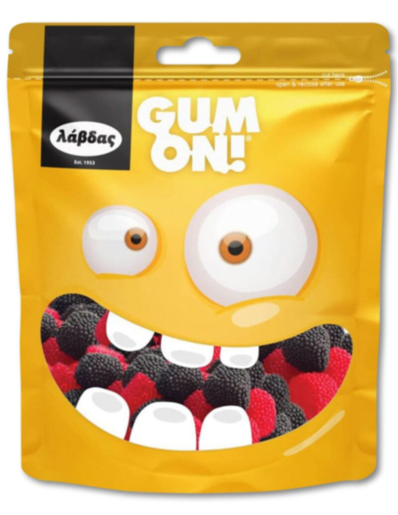 GUM ON ΖΕΛΕΔΑΚΙΑ BERRY MIX 90g*16TEM/KIB