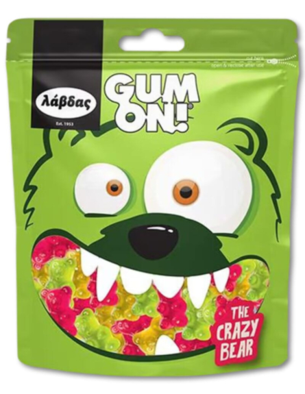 GUM ON ΖΕΛΕΔΑΚΙΑ CRAZY BEARS 100g*16TEM/KIB