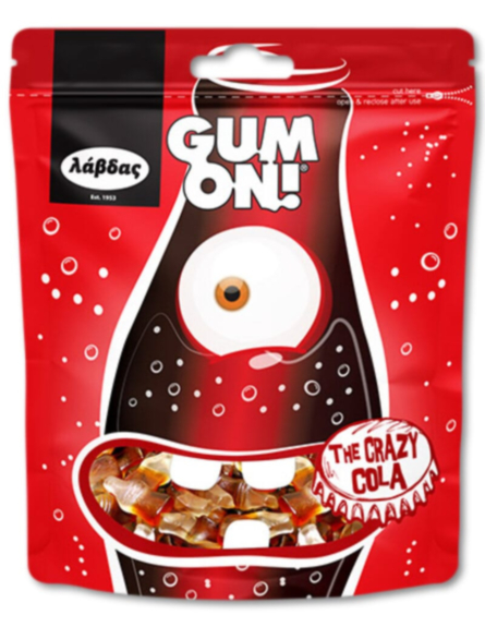 GUM ON ΖΕΛΕΔΑΚΙΑ COLA 120g*16TEM/KIB