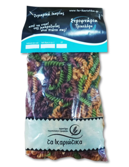 ΖΥΜΑΡΙΚΑ ΙΚΑΡΙΑΣ ΣΤΡΙΦΤΑΡΙΑ ΤΡΙΚΟΛΟΡΕ 400gr*8ΤΕΜ/ΚΙΒ