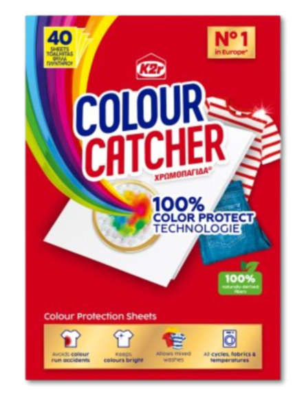 ΧΡΩΜΟΠΑΓΙΔΕΣ COLOUR CATCHER 40 ΦΥΛ. RED*24 / L 6KIB / PAL 36KIB