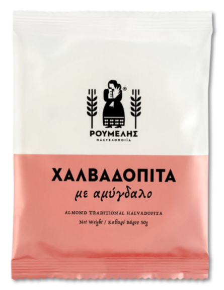 ΡΟΥΜΕΛΗΣ ΧΑΛΒΑΔΟΠΙΤΑ ΜΕ ΑΜΥΓΔΑΛΟ 50g*15ΤΕΜ/DIS