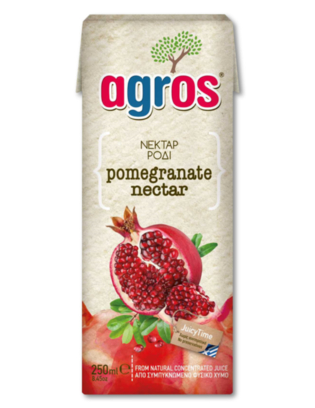 AGROS ΧΥΜΟΣ ΡΟΔI ΝΕΚΤΑΡ 250ml*27/ L 12KB /  PAL 120KB