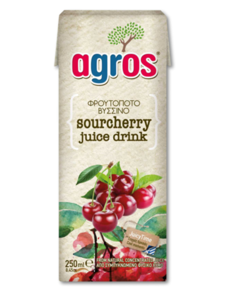 AGROS ΧΥΜΟΣ ΒΥΣΣΙΝΟ ΦΡΟΥΤΟΠΟΤΟ 250ml*27/ L 12KB / 120KB