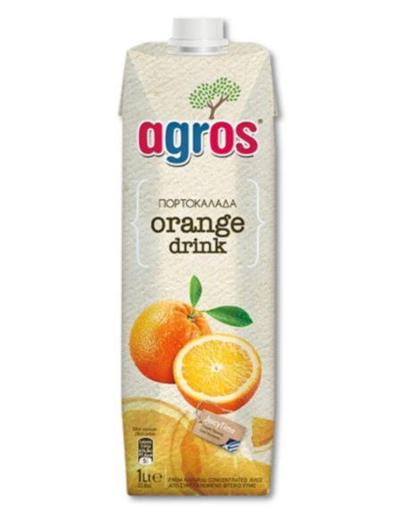 AGROS ΧΥΜΟΣ ΠΟΡΤΟΚΑΛΙ ΦΡΟΥΤΟΠΟΤΟ 1LT*12/ L 13KB / 78KB