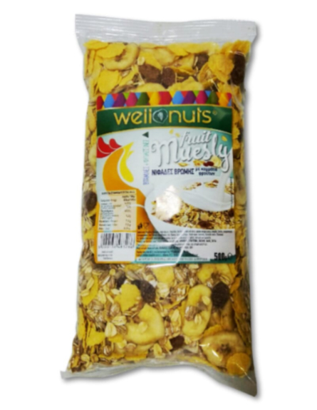 WELLNUTS ΝΙΦΑΔΕΣ ΒΡΩΜΗΣ ΜΕ ΦΡΟΥΤΑ-ΔΗΜΗΤΡΙΑΚΑ 500gr*14ΤΕΜ/ΚΒ