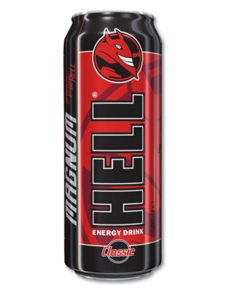 HELL ENERGY DRINK CLASSIC ΕΛΛ 500ml*12/L 18KB / PAL 126KB