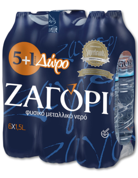 ΖΑΓΟΡΙ ΝΕΡΟ 1,5lt (5+1Δ/ΚΙΒ) 84KΙB/ΠΑΛ