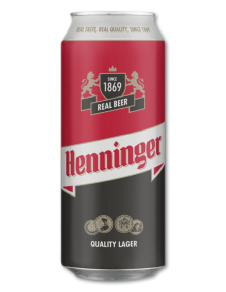 HENNINGER ΚΟΥΤΙ 500ML (3+1Δ)* 6/ L 9ΚΒ / PAL 81KB