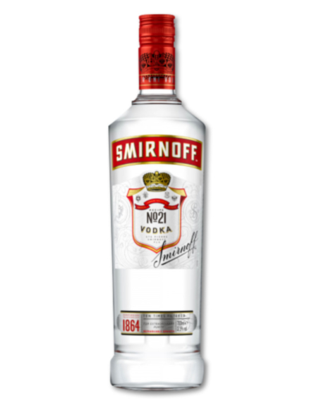 SMIRNOFF RED ΒΟΤΚΑ 700ml*12/ L 12KB / PAL 60KB