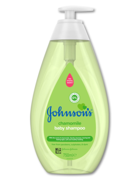 JOHNSON'S ΣΑΜΠΟΥΑΝ ΧΑΜΟΜΗΛΙ ME ΑΝΤΛΙΑ 750ml*12 ΤΕΜ / ΚΙΒ / L 9 / PAL 36