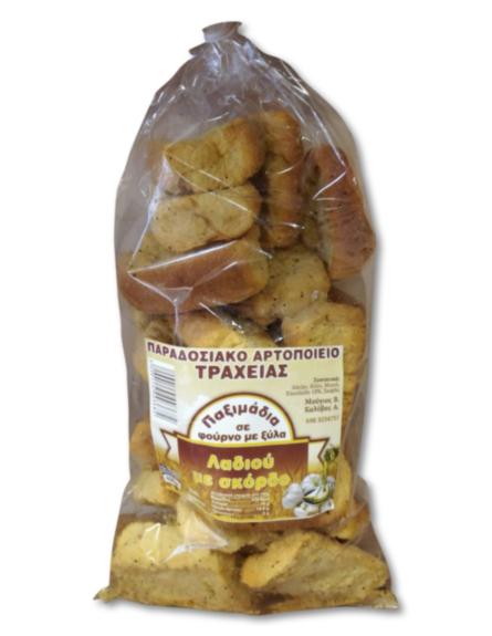 ΠΑΞΙΜΑΔΙΑ ΤΡΑΧΕΙΑΣ ΛΑΔΙ ΣΚΟΡΔΟ 500gr*10ΤΕΜ/ΚΒ