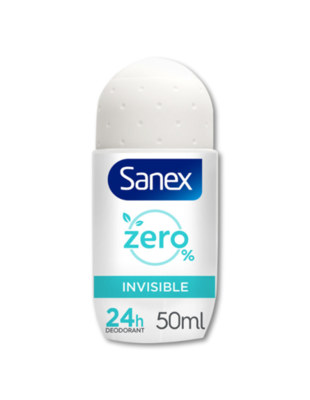 SANEX ΑΠΟΣΜΗΤΙΚΟ ROLLON ZERO% INVISIBLE 50ml * 6TEM/DIS