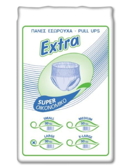 ΠΑΝΑ ΒΡΑΚΑΚΙ ΑΚΡΑΤΕΙΑΣ EXTRA LARGE (ΠΚ-10 ΤΕΜ)*12TEM/KB