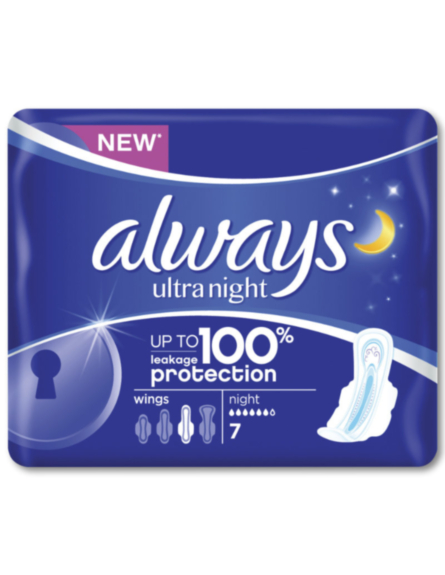 ALWAYS ΣΕΡΒΙΕΤΕΣ ONM ULTRA NIGHT (ΠΚ-7ΤΜ)*20/ L 14KB / PAL 108KB