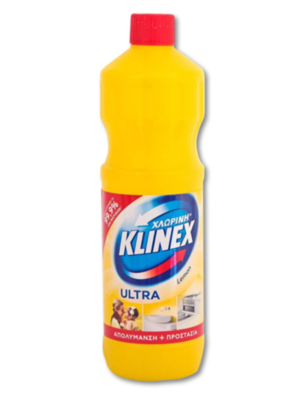 KLINEX ΧΛΩΡΙΝΗ ULTRA LEMON 750ml*15/ L 10KB / PAL 50ΚB