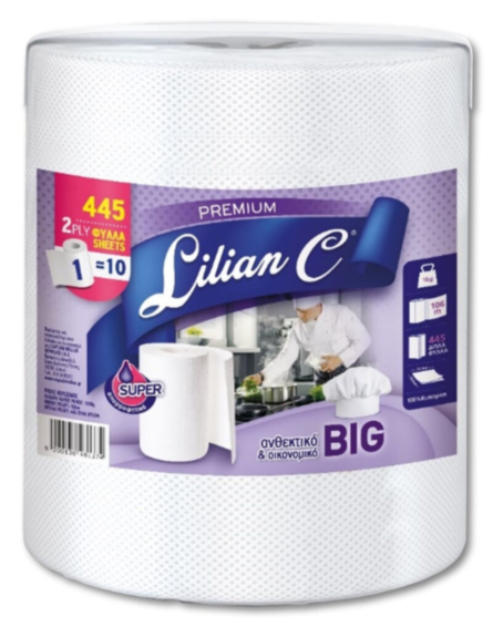 LILIAN C ΧΑΡΤΙ ΚΟΥΖΙΝΑΣ 1kg*6/ L 4KB/ PAL  36ΚB