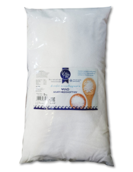 ΑΛΑΤΙ ΨΙΛΟ ΜΕΣΟΛΟΓΓΙΟΥ ΘΗΣ.ΓΗΣ ΣΑΚΙ 5kg/ L 12KB / PAL 204KB