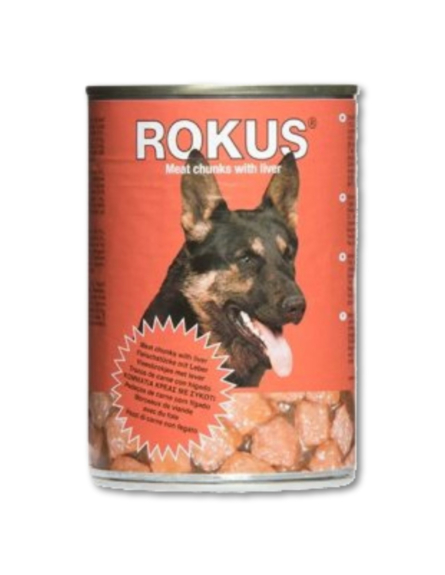 ΤΡΟΦΗ ΣΚΥΛΟΥ ROKUS ΣΥΚΩΤΙ 1240g*12/ L 8KB / PAL 72KB
