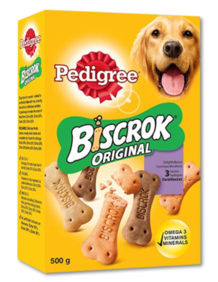 PEDIGREE ΜΠΙΣΚΟΤΑ ΣΚΥΛΩΝ BISCROK 500gr *12TEM/KB