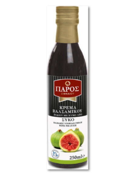ΠΑΡΟΣ ΒΑΛΣΑΜΙΚΟ ΚΡΕΜΑ ΜΕ ΣΥΚΟ 250ml*12TEM/KIB