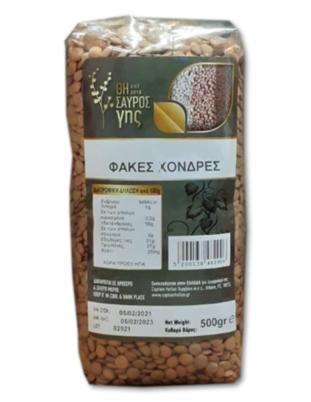 ΘΗΣΑΥΡΟΣ ΓΗΣ ΦΑΚΕΣ ΧΟΝΔΡΕΣ 500gr*20/ L 12KB / PAL 72KB