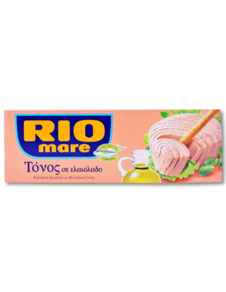 RIO MARE ΤΟΝΟΣ ΣΕ ΕΛΑΙΟΛΑΔΟ (3*80g)*32/ L 10KB / PAL 60KB