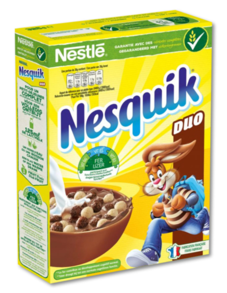 NESQUIK ΔΗΜΗΤΡΙΑΚΑ DUO 325g*14/ L 6KB / PAL 48KB