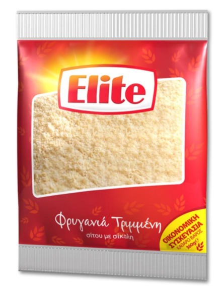 ELITE ΦΡΥΓΑΝΙΑ ΣΙΤΟΥ ΤΡΙΜΜΕΝΗ 360gr*20 / L 9KB / PAL 45KB