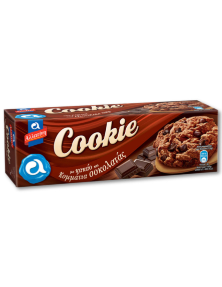 ΑΛΛΑΤΙΝΗ COOKIES DARK ΣΟΚΟΛΑΤΑΣ 175gr*12/L 15KB / PAL 105KB