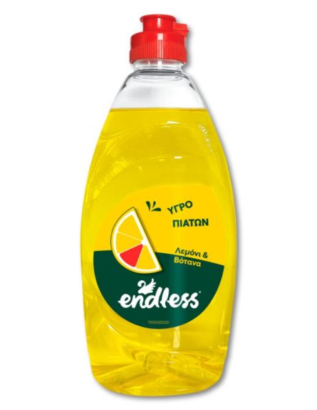 ENDLESS ΥΓΡΟ ΠΙΑΤΩΝ ΛΕΜΟΝΙ & ΒΟΤΑΝΑ 500ml*12/ L 14KB / PAL 70KB