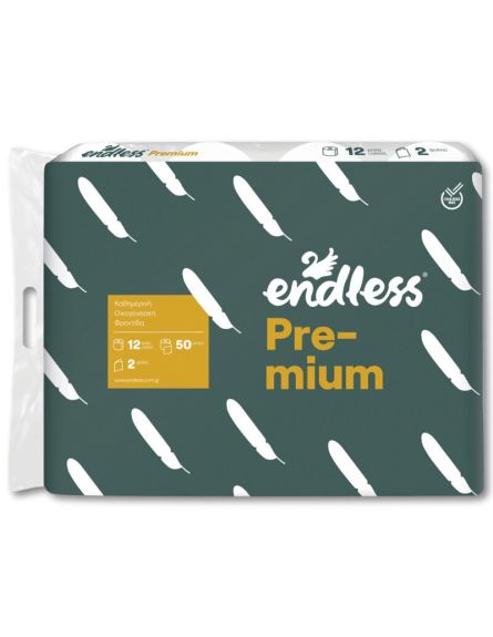 ENDLESS ΧΑΡΤΙ ΥΓΕΙΑΣ SUPER PREMIUM 2Φ 4ΠΚ*12ΡΟΛΑ*(190gr)