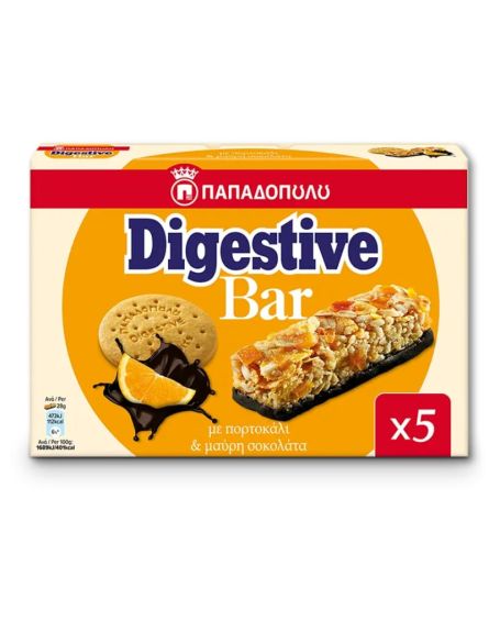 ΠΑΠΑΔΟΠΟΥΛΟΥ ΜΠΑΡΕΣ DIGESTIVE ΜΕ ΠΟΡΤΟΚ. & ΜΑΥΡΗ ΣΟΚ. (4602) (28gr*5)*10