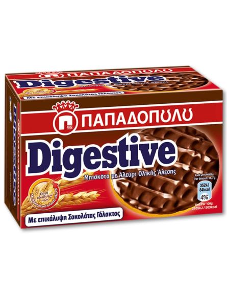 ΠΑΠΑΔΟΠΟΥΛΟΥ ΜΠΙΣΚ. DIGESTIVE ΜΕ ΣΟΚ. ΓΑΛΑΚΤ.(2063) 200g*12