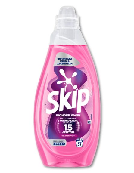 SKIP ΥΓΡΟ ΠΛYΝΤ.WONDER WASH COLOR PROTECT (37ΜΖ) 1.48L*4 / L 20KB / PAL 80KB