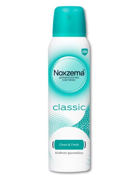 NOXZEMA ΑΠΟΣΜΗΤΙΚΟ SPRAY CLASSIC 150ml*6/ L 38KB / PAL 380KB