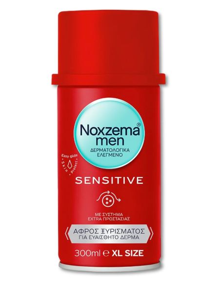 NOXZEMA MEN SHAVE FOAM SENSITIVE 300ml*12 / L 13KB