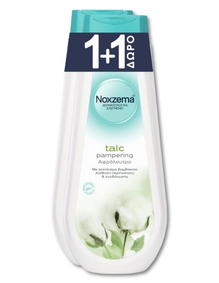 NOXZEMA ΑΦΡΟΛΟΥΤΡΟ TALC 1+1 Δ 750ML*6/ L 9KB / PAL 45KB