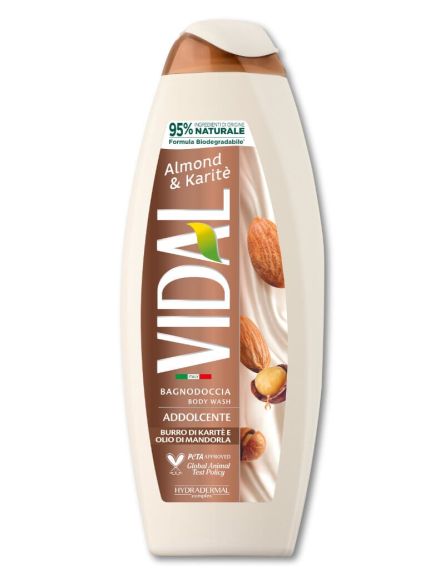 VIDAL ΑΦΡΟΛΟΥΤΡΟ ALMOND & KARITE 750ml *12 / L 14KB / PAL 42KB