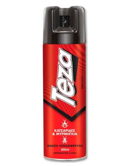 TEZA CIK SPRAY Χ.Α(ΚΑΤΣΑΡΙΔΕΣ-ΜΥΡΜΗΓΚΙΑ) 300ml*24/ L 10KB / PAL 70KB